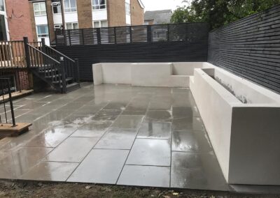 Outdoor porcelain by Didsbury Driveways