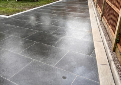 Outdoor porcelain by Didsbury Driveways