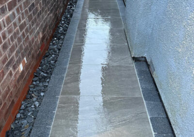 Outdoor porcelain by Didsbury Driveways