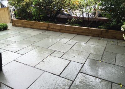 Outdoor planters by Didsbury Driveways